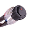 Universal 12V 30A LED Work Light Wiring Harness Switch Relay