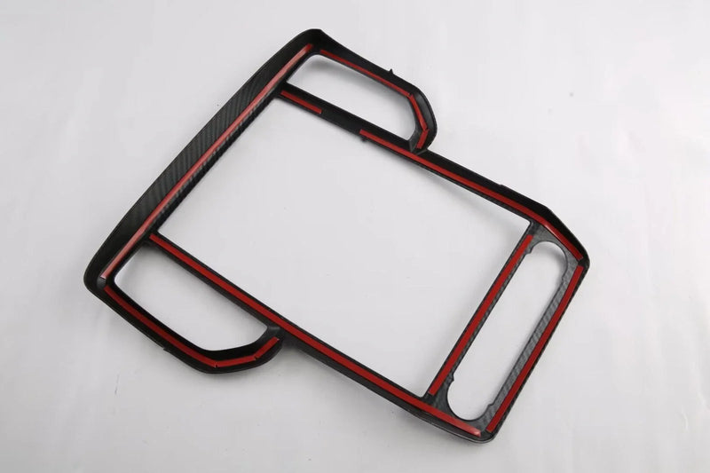 Ford Ranger Center Air Vent Outlet Dashboard Carbon Fiber Cover Trim (2023)