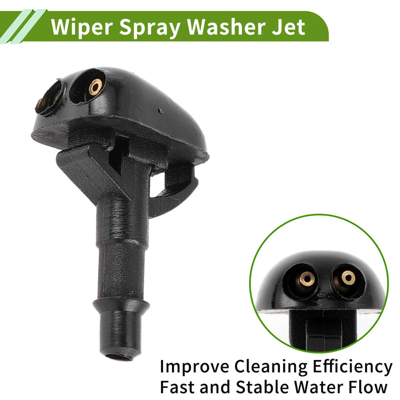 Mitsubishi Windshield Washer Nozzle & Hose Connector (2003-2006)