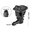 Jeep Wrangler Front Windshield Washer Nozzles (2013-2017)