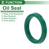 Make Model Oil Seal / 28x35.5x5mm / Rotary Shaft Seal TPU Green