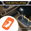 Jeep Wrangler Center Console Gear Shift Frame Cover Trim (2011-2017)