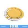 Lexus IS ES RX GS NX - Aluminum Gold Tone Ignition Button Sticker