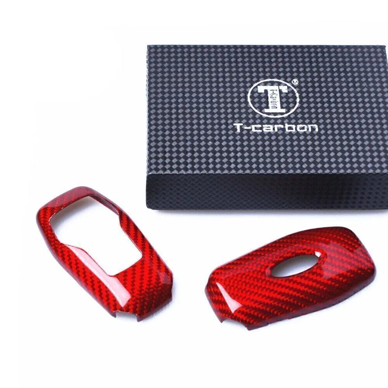 Ford Explorer Red Carbon Fiber Key Shell Cover