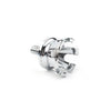 Harley 1996-2023 Chrome Rear Seat Bolt Tab Screw Cap Mount