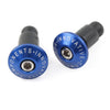 Motorcycle Dirt Bike Blue 7/8'' Handlebar End Caps