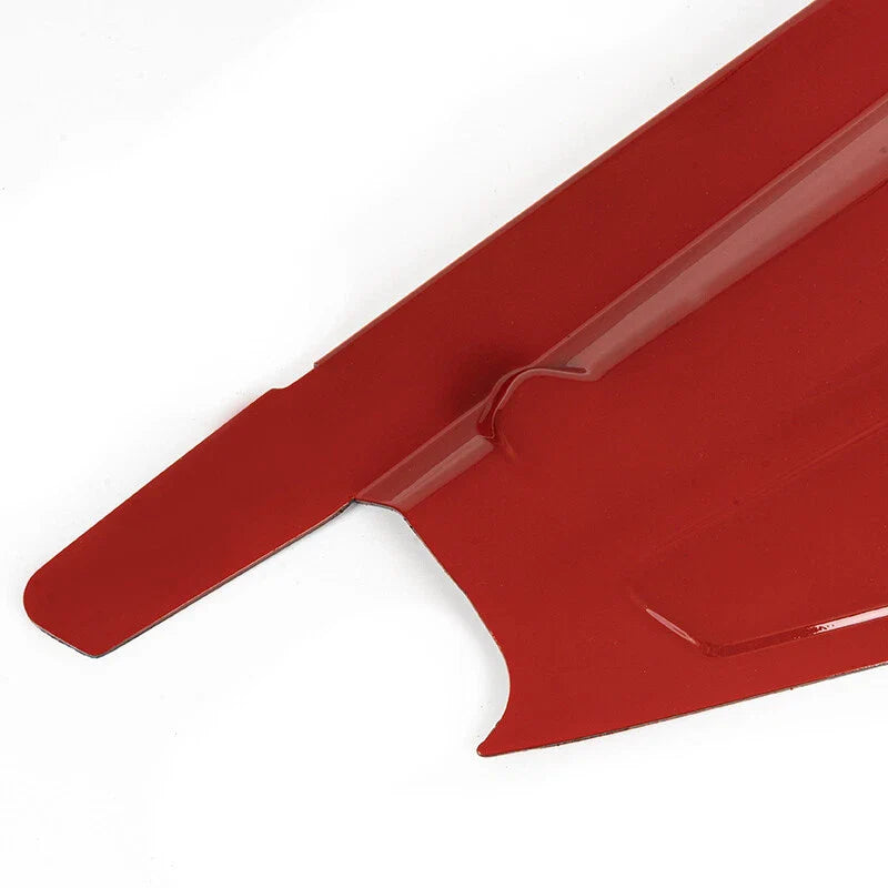 Corvette C8 Stingray 7 x Red Rear Engine Bay Cover Panels (2020-2023)