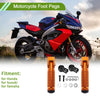 Honda, Suzuki, Yamaha - Rear Brake Pedal - Orange Motorcycle Foot Pegs