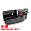 Toyota HiluxSR5 2004-2013 Black Door Handle & Bezel