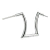 Harley Softail Sportster 16" Chrome Rise 2" Hanger Handlebars