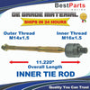 Chevrolet Colorado 2WD Steering Inner Tie Rod End 16mm & 14mm (2006–2008)