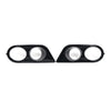 BMW E46 M3 Glossy Black Front Fog Light Covers (2001-2006)