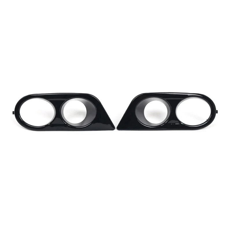BMW E46 M3 Glossy Black Front Fog Light Covers (2001-2006)