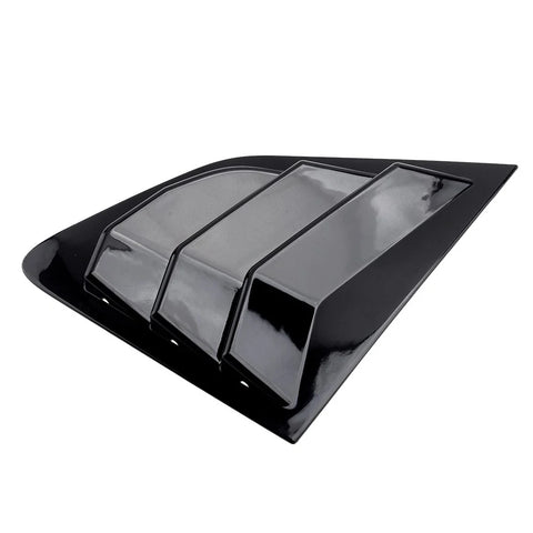 Nissan Qashqai J11 Black Rear Window Shutter Louver Scoop Covers