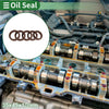 Oil Seal / 35x45x10mm / FKM Rubber High Pressure Brown 5 Pcs