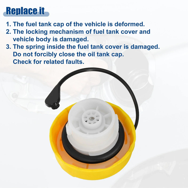 Dodge Promaster (2014 - 2016) Yellow Gas Fuel Tank Cap Replacement