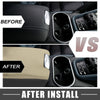 Ford F150 2009-2014 Black Beige Car Center Console Armrest Cover