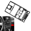 Chrysler 300 Black Center Console Climate Control CD Panel Cover Trim (2008-2010)