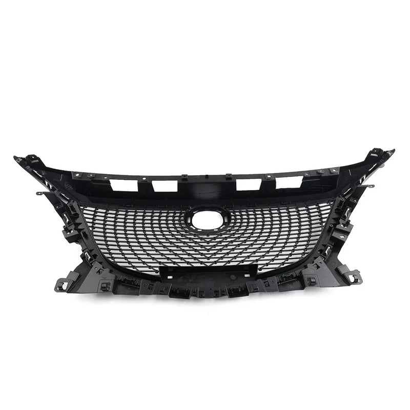 Mazda 3 Axela Diamond Style Front Middle Bumper Mesh Grille (2014-2016)