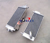 Honda CR250 CR250R Aluminum Radiator + BLACK Hoses (1992-1996)