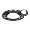 Mini Cooper R55 R56 R58 Carbon Fiber Engine Start Stop Key Panel Cover Trim