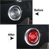 Cadillac XT4 XT6 CT5, Chevrolet, GMC Red Engine Start Stop Button Trim