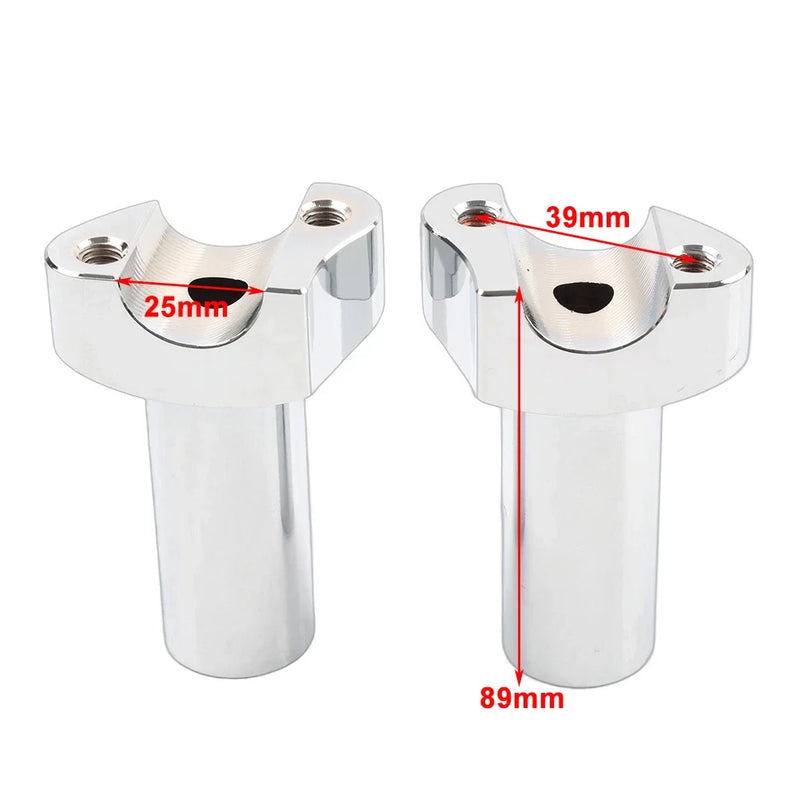 Harley Dyna Sportster Softail 3.5" Straight Handlebar Risers