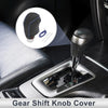 Toyota Camry Gear Shift Knob Cover Black Blue Faux Leather (2019–2022)