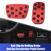 Toyota Alphard 1 x Set Brake Pedal Pad Cover Anti-Slip Footrest Kit