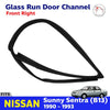 Glass Run Door Channel Rubber Front RH Fits Nissan Sunny Sentra B13 4D Sedan D11