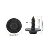 BMW E46 E60 E90 10pcs Black Hex Head Metal Screws with Washer