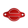 Ducati Monster Oil Filter Cover - Red (696-1200)
