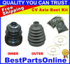 Mitsubishi Lancer Evolution 2 x CV Axle Boot Kit Inner & Outer (2003–2006)
