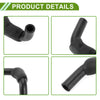 Toyota Camry 2.2L (1997-2001) Rubber Black 1 Pc Heater Hose