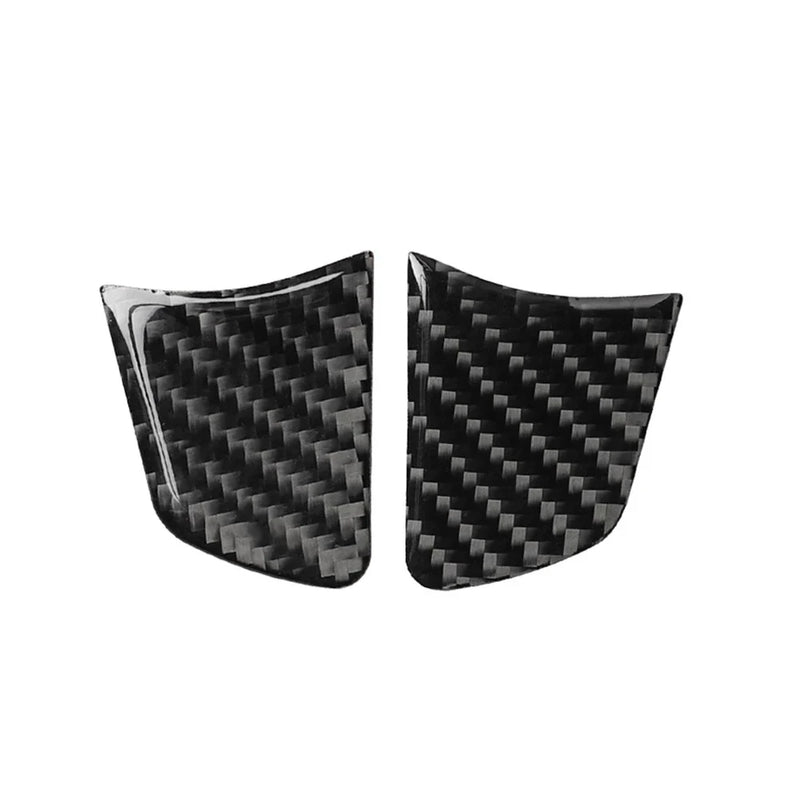 Audi A6 A7 Carbon Fiber Black Steering Wheel Panel Cover Trim (2012-2018)