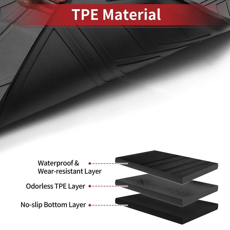 Nissan Sentra (2014-2019) Diamond Pattern Cargo Liner Rear Trunk Mat