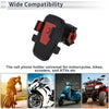Motorcycle Motorcycle Phone Mount Holder 4.7-7.2" Phones Black 1 Pcs