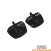 Harley Breakout CVO Pro Street FXSE Black Rear Foot Pegs Set (2016-2017)