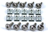 Moto 10x Piccolo m5 5mm Moto carenatura molla clip inox bulloni