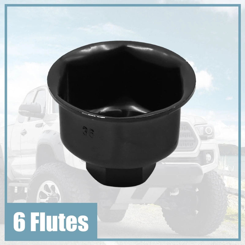 Audi A6L A8L, BMW X5 36mm 6 Flutes Oil Filter Cap Wrench Socket Tool