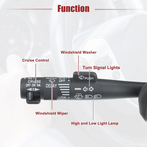 Chevrolet OEM Turn Signal Switch Multifunction Combination Switch