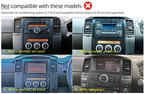 Nissan Navara 9'' Apple Carplay Android Auto Head Unit (2005-2014)