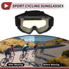 Motorcycle Riding Goggles Yellow Lens Black Frame PC