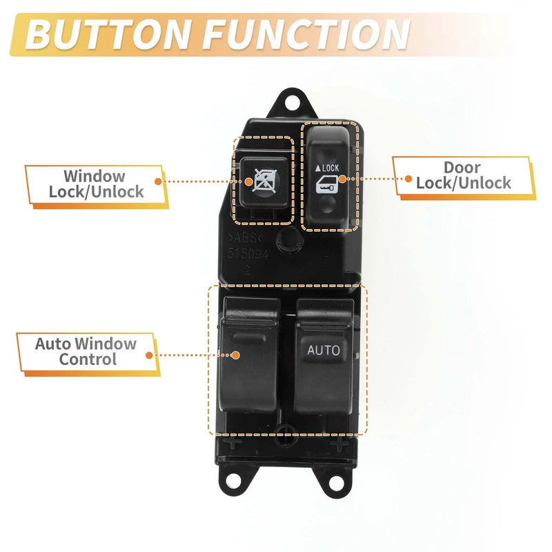 Toyota Carina Century Corona Crown Power Window Switch (1980-1992)