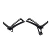 Yamaha YZF R6 Black Rear Passenger Footrests Pegs (2003-2005)