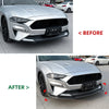 Ford Mustang MK6.5 Front Lower Spoiler Lip Splitter Kit (2018-2023)