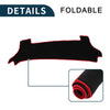 Toyota Prius 2023-2024 Black Red 1 Set Dashboard Cover Mat