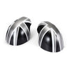 MINI Cooper F54 F55 Door View Mirror Cover Cap Black Union Jack (14-19)