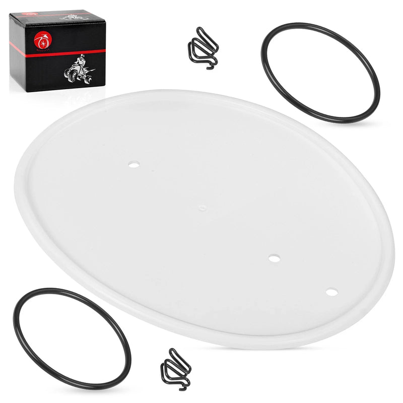 Honda Z50R White Front Number Plate w/ Clips Bands (1979–1987)