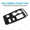 Ford Ranger Raptor Carbon Gear Shifter Panel Console Protector Trim